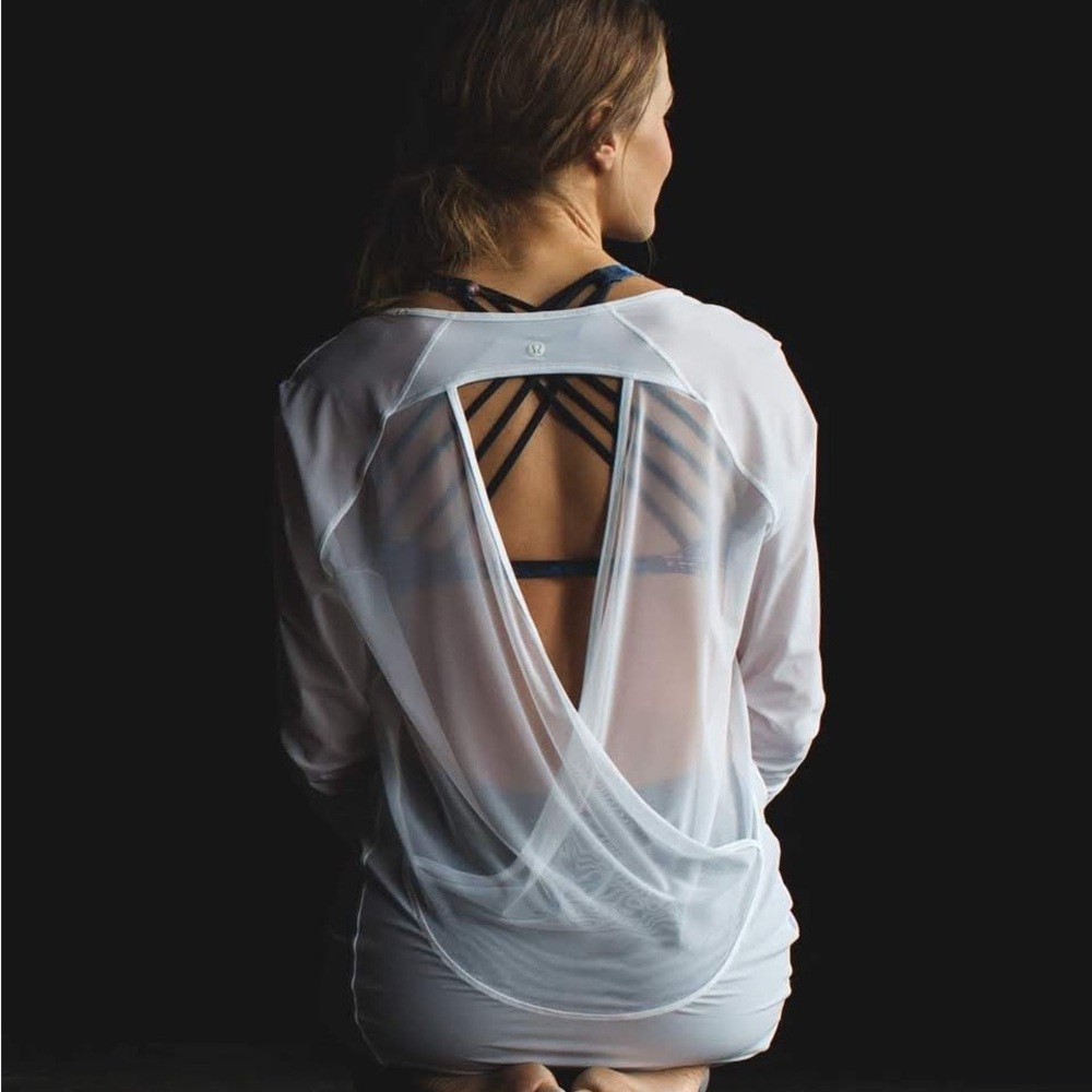 lululemon if you’re lucky LS top Sz 10